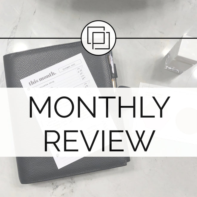 Monthly Planning &amp; Review