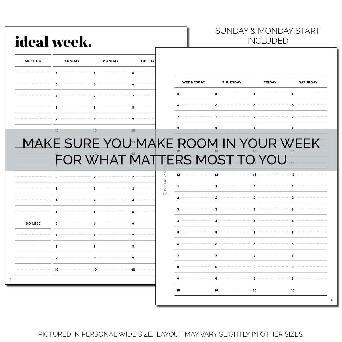 Ideal Week Template – Perfectionism Prints ideal-week-template-perfectionism-prints