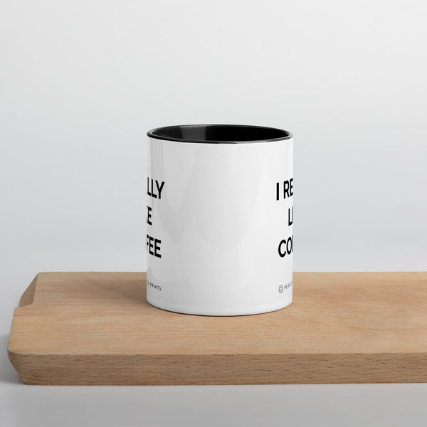 Planner Parody Mug (I Really Like Coffee)