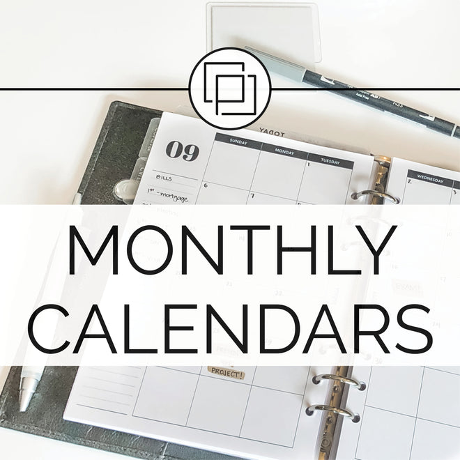 Calendars: Monthly