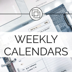Calendars: Weekly