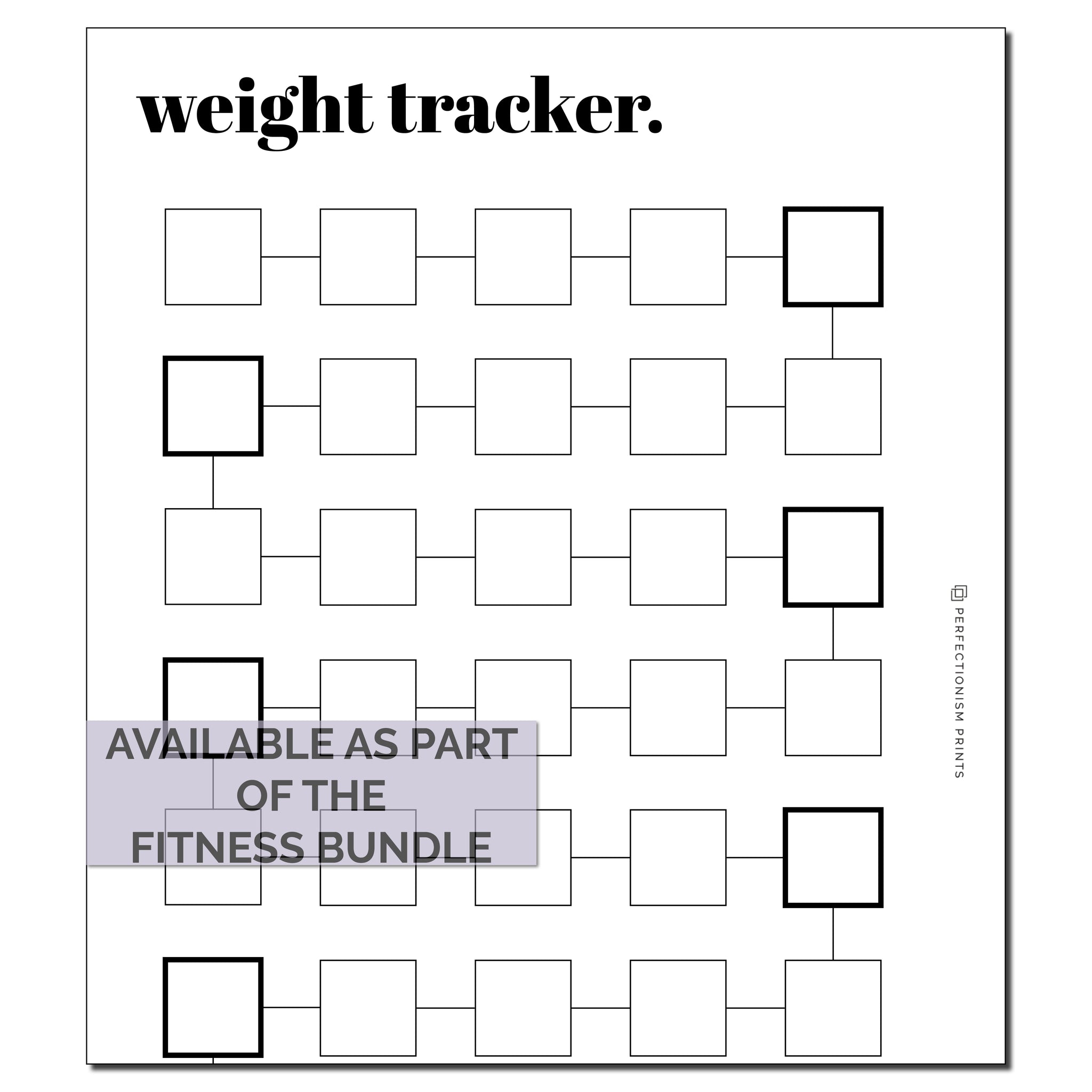 Weight Tracker Pictograph